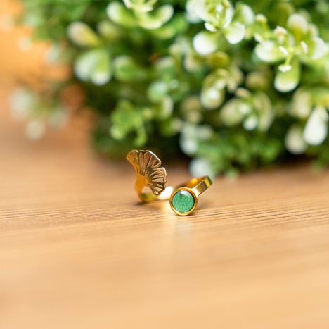 Bague Ginkgo