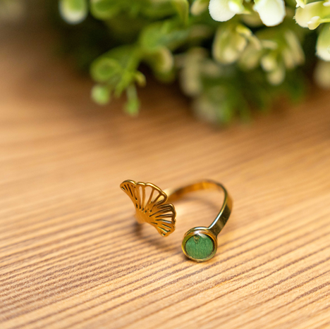 Bague Ginkgo