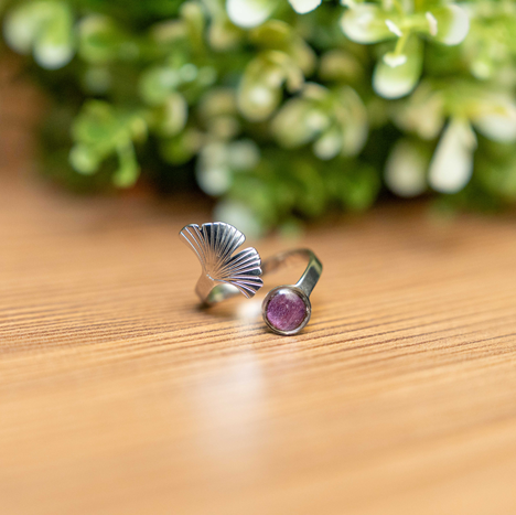 Bague Ginkgo