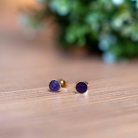 Boucles d'oreilles Puce