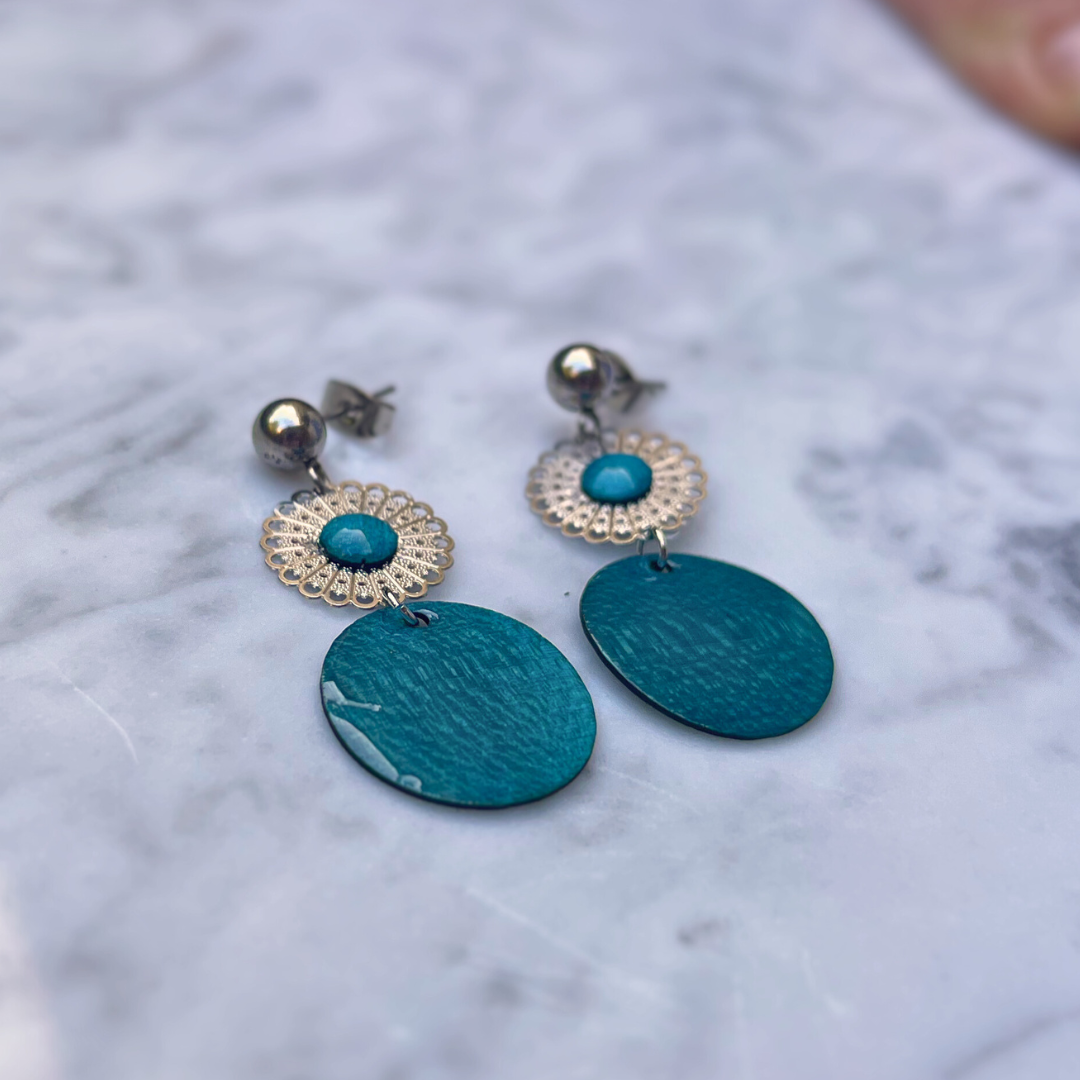 Boucles Mélodie Argenté