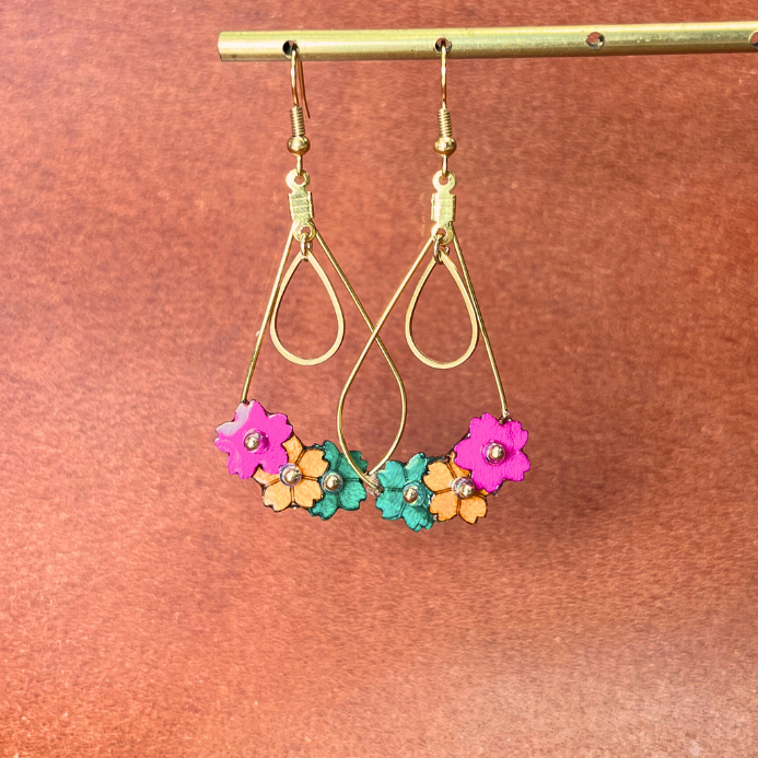 Boucles Lotus goutte