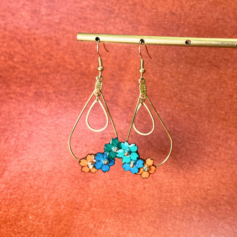 Boucles Lotus goutte