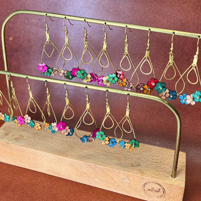 Boucles Lotus goutte