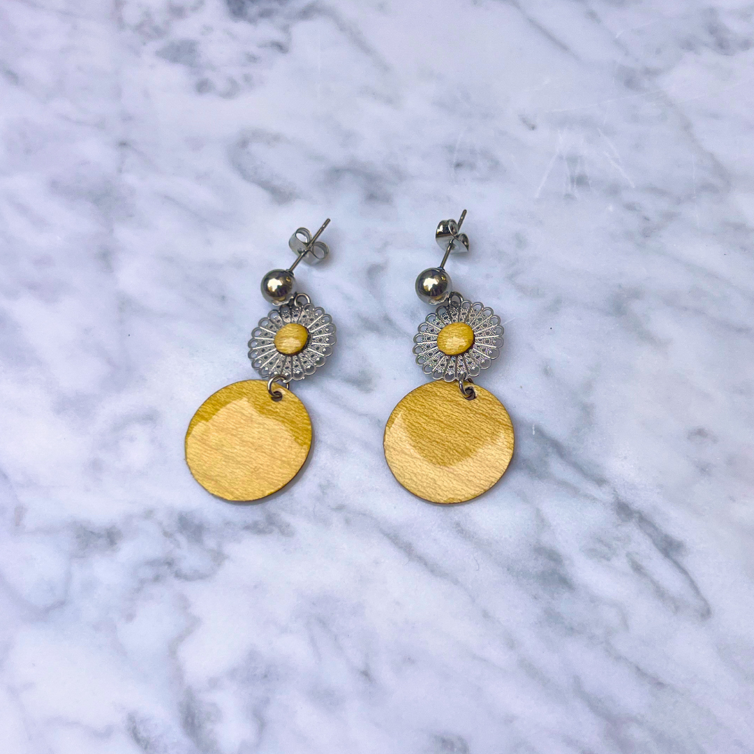 Boucles Mélodie Argenté