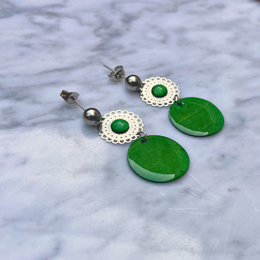 Boucles Mélodie Argenté