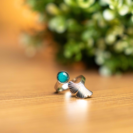 Bague Ginkgo