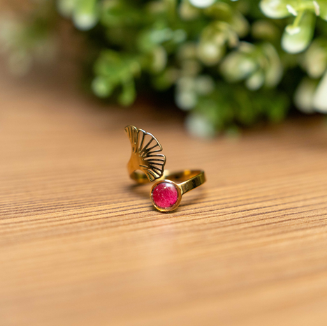 Bague Ginkgo