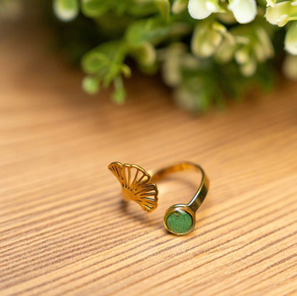 Bague Ginkgo