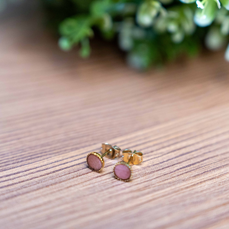 Boucles d'oreilles Puce