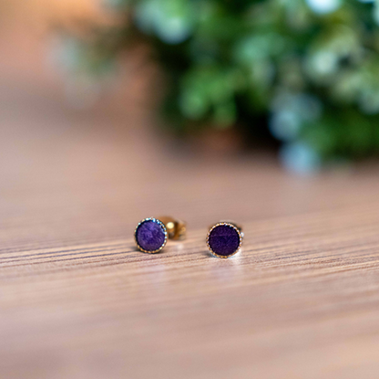 Boucles d'oreilles Puce