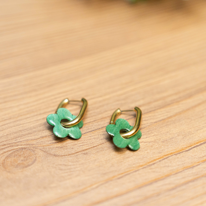 Boucles créoles Marguerite Doré